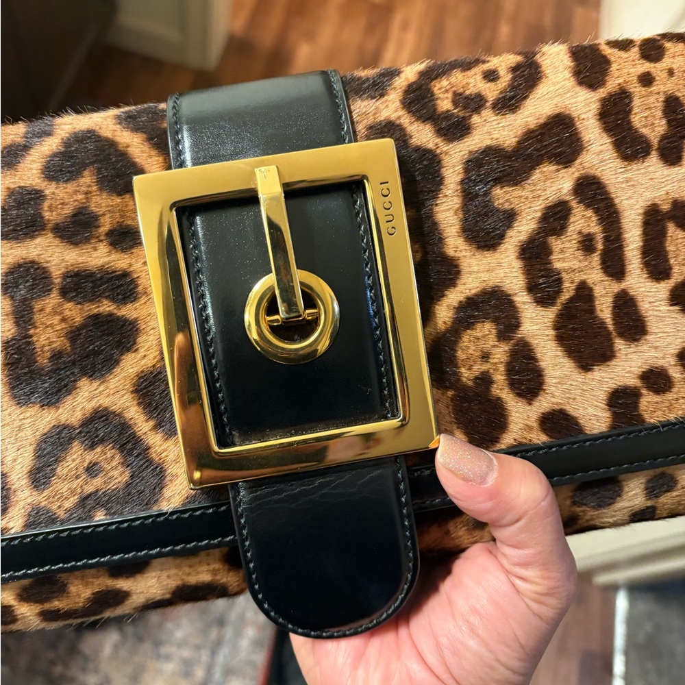 Authentic large Gucci clutch